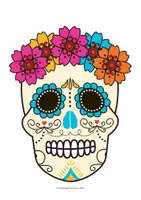 Vista previa - Manualidades / Dibujos para colorear - Día de los Muertos: Deko und Malseiten - página 2