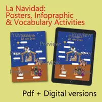 Vista previa - Hojas de trabajo - La Navidad: vocabulario (español) - página 1