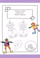 Vista previa - Manualidades / Dibujos para colorear - Carnaval - saltando jack - Plantilla artesanal - Portada