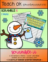 Vista previa - Unidades / Secuencias / Situaciones de Aprendizaje - I CAN PLAY SERIES SCRAMBLE TIME Winter Snowman FS - Portada