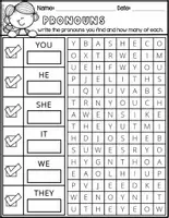 Vista previa - Unidades / Secuencias / Situaciones de Aprendizaje - How I Teach My Kids Series PERSONAL PRONOUNS WORKSHEETS FS - página 2