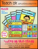 Vista previa - Decoración del aula - How I Teach My Kids Series RULES OF THE CLASS FS - Portada