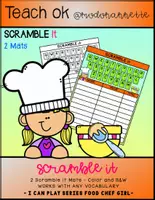 Vista previa - Unidades / Secuencias / Situaciones de Aprendizaje - I CAN PLAY SERIES SCRAMBLE TIME Food Chef GIRL FS - Portada