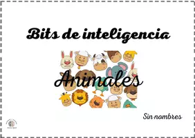 Vista previa - Tarjetas / Manipulativos - Bits de inteligencia: Animales (Sin nombre) - Portada
