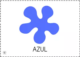 Vista previa - Tarjetas / Manipulativos - Bits de inteligencia: Colores (Con nombre) - página 1