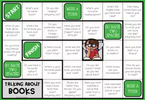 Vista previa - Hojas de trabajo - Books - Conversation Board Game - página 1