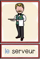 Vista previa - Tarjetas / Manipulativos - AU RESTAURANT - Tarjetas de imágenes y palabras - página 1