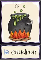 Vista previa - Tarjetas / Manipulativos - HALLOWEEN - Tarjetas de imágenes y palabras - página 3