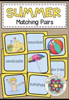 Vista previa - Juegos / Gamificación - SUMMER - Matching Pairs - Portada
