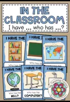 Vista previa - Juegos / Gamificación - IN THE CLASSROOM (CLASSROOM FURNITURE) - I have ... Who has ...? - Portada