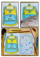 Vista previa - Manualidades / Dibujos para colorear - LOOK INSIDE MY SCHOOLBAG (Vocabulary Craftivity) - página 1