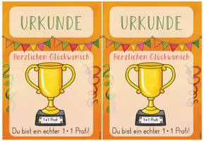 Vorschau - Anderer Materialtyp - 1x1 Profipass Rechenpass Einmaleins Faltheft + Urkunde + Anleitung - Seite 3