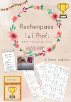 Vorschau - Anderer Materialtyp - 1x1 Profipass Rechenpass Einmaleins Faltheft + Urkunde + Anleitung - Deckblatt
