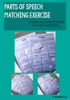 Vorschau - Fördermaterial/Inklusion - Parts of Speech matching exercise - Deckblatt