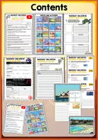 Vista previa - Unidades / Secuencias / Situaciones de Aprendizaje - Australia Fantasy Vacation Worksheets - No Prep - Country Unit Study - página 1