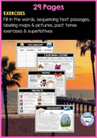 Vista previa - Unidades / Secuencias / Situaciones de Aprendizaje - All About California Booklet - Worksheets - página 1