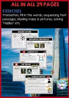 Vista previa - Unidades / Secuencias / Situaciones de Aprendizaje - London Unit BUNDLE - No Prep - Unit Study | Plan a trip - Digital & Print - página 2