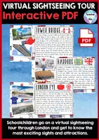 Vista previa - Unidades / Secuencias / Situaciones de Aprendizaje - London Unit Study - Virtual Sightseeing Tour | Interactive PDF perfect for Distance Learning - página 1