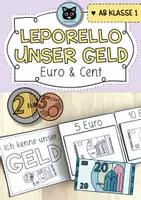 Vorschau - Arbeitsblätter - Leporello | Unser Geld | Euro & Cent | ab Klasse 1 - Deckblatt