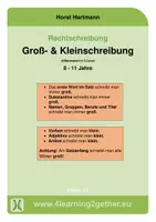 Vorschau - Unterrichtsreihen - Rechtschreibung - Groß- & Kleinschreibung PDF, ab 8 J., 23 S. - Deckblatt