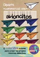 Vista previa - Elementos para la creación de materiales - Clipart: Avioncitos de papel - uso comercial - Portada
