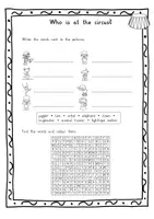 Vorschau - Arbeitsblätter - At the circus: Arbeitsblätter & Interaktives PDF (Wortschatz) - Englisch - Kl. 3/4 - Seite 2