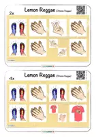 Vista previa - Juegos / Gamificación - Percusión corporal Body percussion Reggae Play Along Picture Cards - página 2