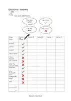Vorschau - Arbeitsblätter - Free time activities Class Survey - Seite 1