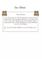 Vorschau - Arbeitsblätter - Stationenarbeit Diktat - Seite 1
