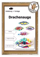 Vorschau - Mal- und Bastelvorlagen - Kunststunde: Drachenauge - Deckblatt