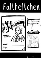 Vorschau - Arbeitsblätter - Robert Schumann - Forscherheftchen zum falten - Deckblatt