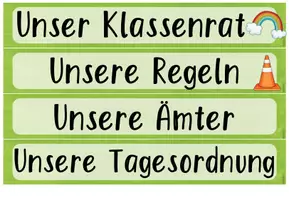 Vorschau - Unterrichtsreihen - Gesamtpaket Klassenrat (2 Varianten, austauschbar) - Seite 1