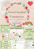 Vorschau - Unterrichtsreihen - Gesamtpaket Klassenrat (2 Varianten, austauschbar) - Deckblatt