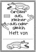 Vorschau - Arbeitsblätter - Heft - größer als, kleiner als, gleich - Seite 2