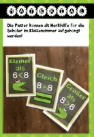Vorschau - Stationenlernen - Richtig oder falsch mit - größer als, kleiner als, gleich - Seite 1