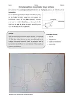 Vorschau - Arbeitsblätter - AB Zentralperspektive: Geometrische Körper zeichnen - Seite 1