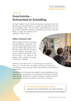 Vorschau - Unterrichtsreihen - Achtsamkeitswoche Tag 2 :Achtsamkeit im Schulalltag #AreYouOk - Deckblatt