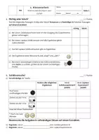 Vorschau - Klassenarbeiten - Klassenarbeit Wahrscheinlichkeit und Zufall (editierbar) - Deckblatt