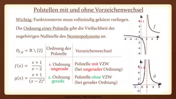 Vorschau - Präsentationen/Tafelbilder - Tafelbilder - Polstellen und hebbare Definitionslücken - Seite 3