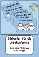 Vorschau - Fördermaterial/Inklusion - Ablauf Lesekonferenz (Bildkarten) - Deckblatt