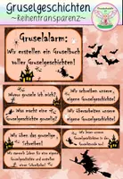 Vorschau - Poster - Reihentransparenz Gruselgeschichten - Deckblatt
