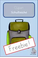 Vorschau - selbst erstellte Cliparts/Grafiken - Clipart Schultasche Schule Schulanfang Schulranzen Freebie - Deckblatt