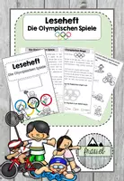Vorschau - Arbeitsblätter - Leseheft zum sinnentnehmenden Lesen: Die Olympischen Spiele 2021 in Tokio - Deckblatt
