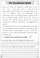 Vorschau - Arbeitsblätter - Leseheft zum sinnentnehmenden Lesen: Die Olympischen Spiele 2021 in Tokio - Seite 3