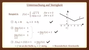 Vorschau - Präsentationen/Tafelbilder - Tafelbilder - Stetigkeit: weitere Beispiele - Seite 3