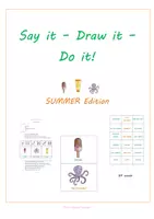 Vorschau - Spiele - Summer Edition Say it - Draw it - Do it - Deckblatt