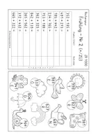 Vorschau - Arbeitsblätter - Rechenspuren - Thema Frühling - ZR 1000 (Kl. 3) - Seite 3