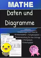 Vorschau - Unterrichtsreihen - Mathe: Säulendiagramm und Strichlisten Grundschule Klasse 2 - Deckblatt