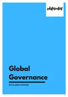 Vorschau - Arbeitsblätter - Global Governance - Die politische Dimension der Globalisierung (Arbeitsblatt & Video) - Deckblatt