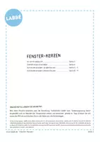 Vorschau - Mal- und Bastelvorlagen - Fenster-Kerzen Bastelvorlagen - Seite 3